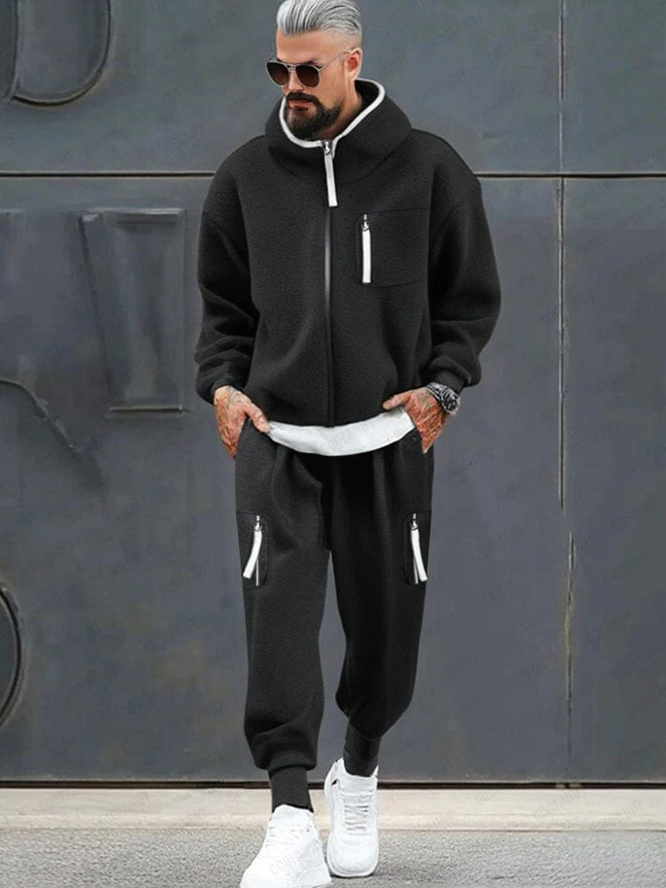Streetwear Polar Fleece Matching Set