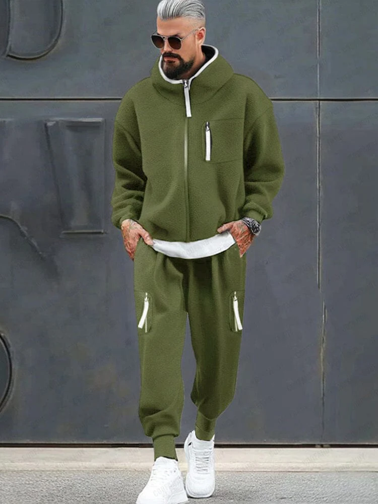 Streetwear Polar Fleece Matching Set - Image 2