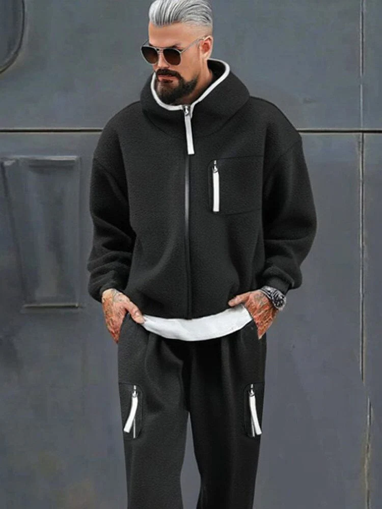 Streetwear Polar Fleece Matching Set - Image 3
