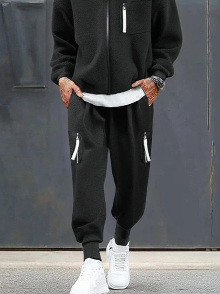 Streetwear Polar Fleece Matching Set - Image 4
