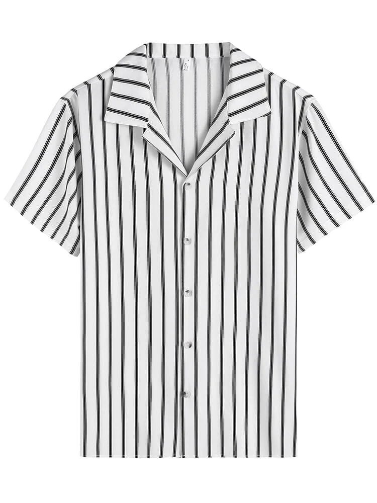 Striped Button Down Beach Shirts (US Only) - Image 17