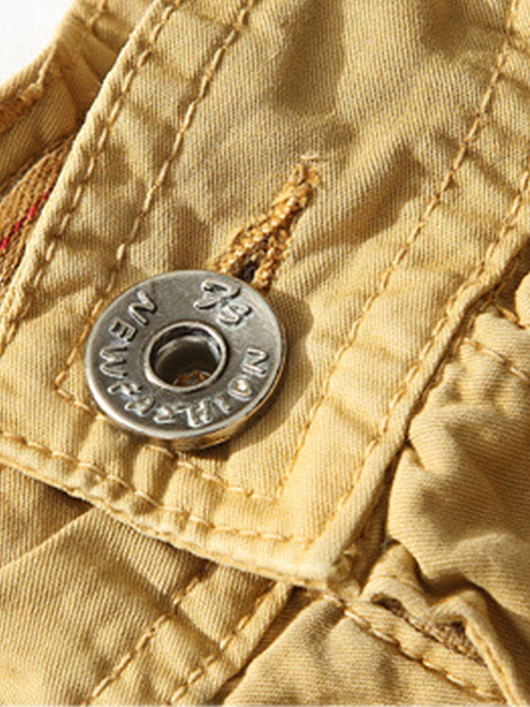 Stylish 100% Cotton Cargo Shorts - Image 16