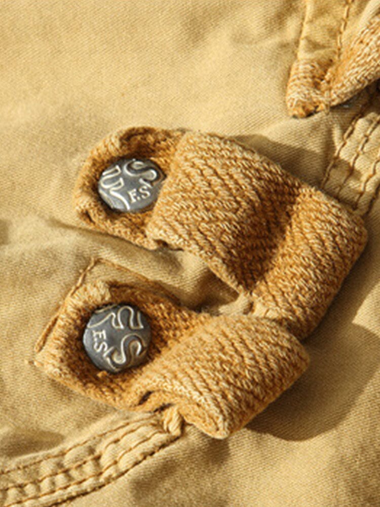 Stylish 100% Cotton Cargo Shorts - Image 19