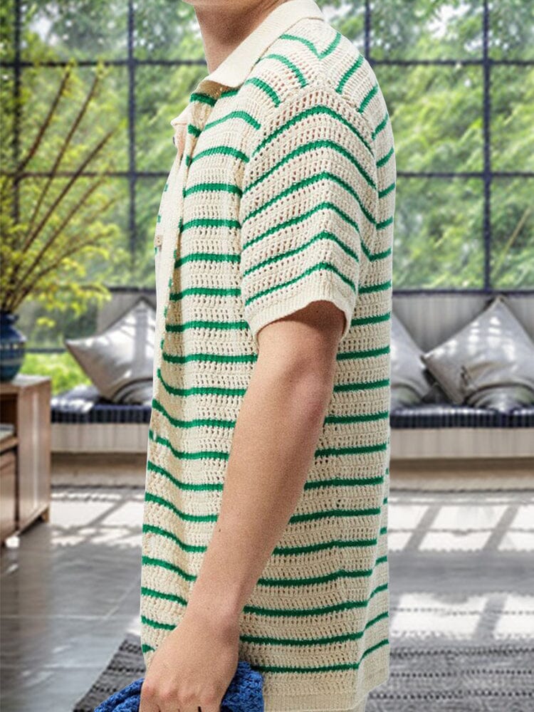 Stylish Breathable Knit Shirt - Image 7
