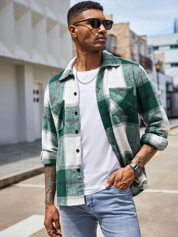 Stylish Comfy Flannel Plaid Shirt (US Only) - Image 16