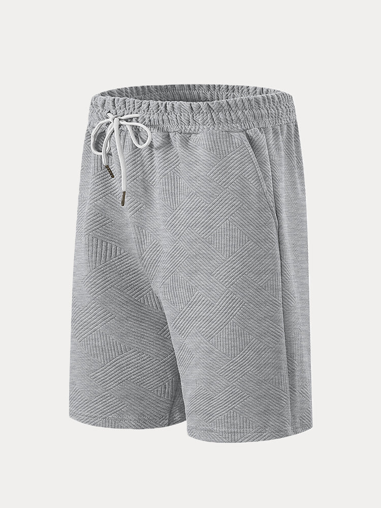 Stylish Jacquard Textured Shorts - Image 9
