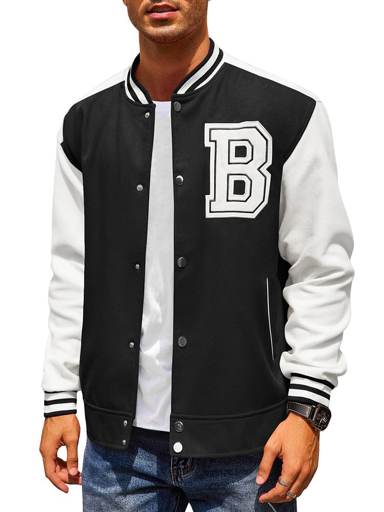 Stylish Letter Baseball Varsity Jackets (US Only) - Image 6