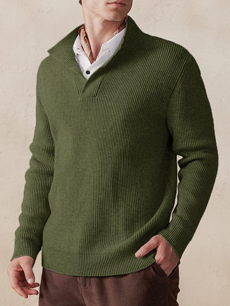Stylish Solid Color Sweater - Image 3