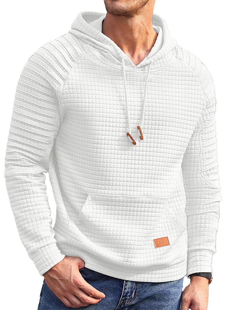 Stylish Waffle Knit Hoodie (US Only) - Image 9