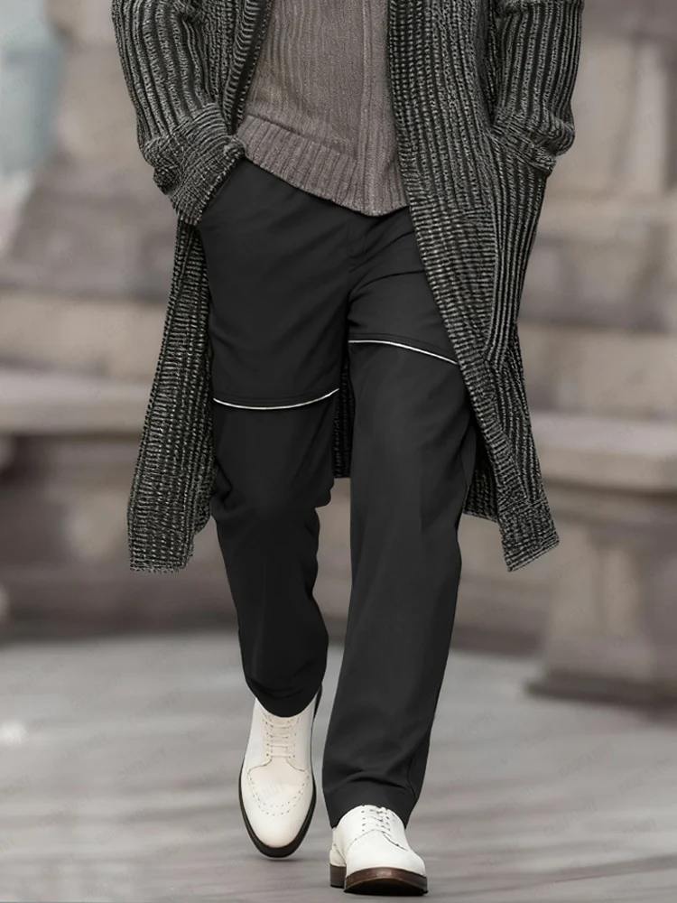 Stylish Zip Decoration Casual Pants - Image 2