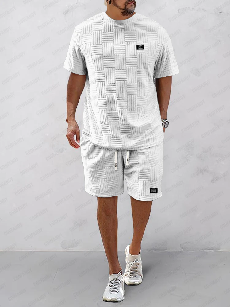 Summer Essentials Textured Tracksuits Set - Image 2