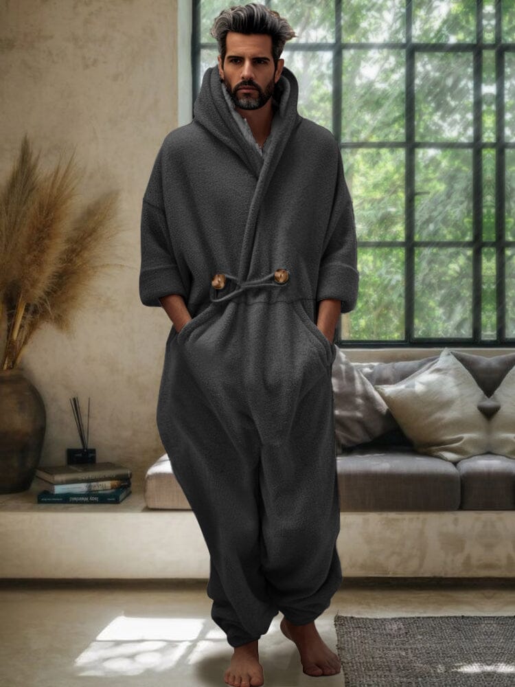 Thermal Fleece Lined Jumpsuit - Image 2