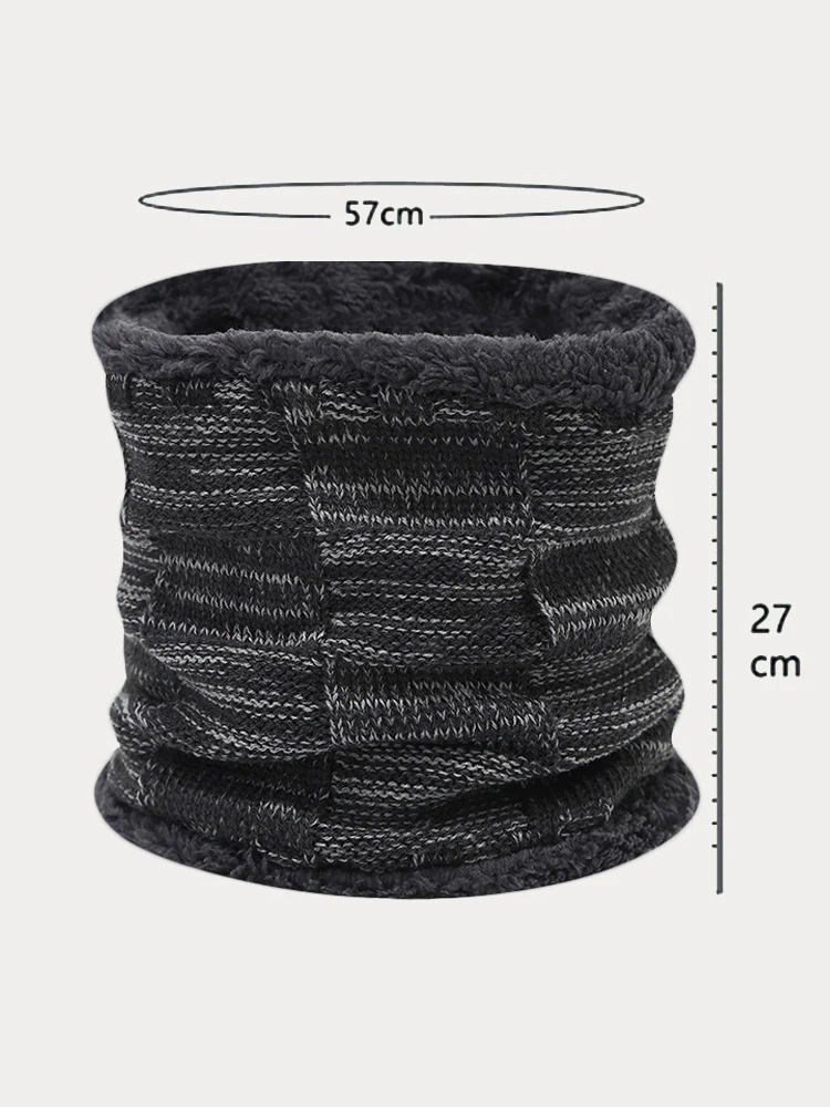 Thermal Fleece Neck Warmer Beanie Hat Set - Image 7