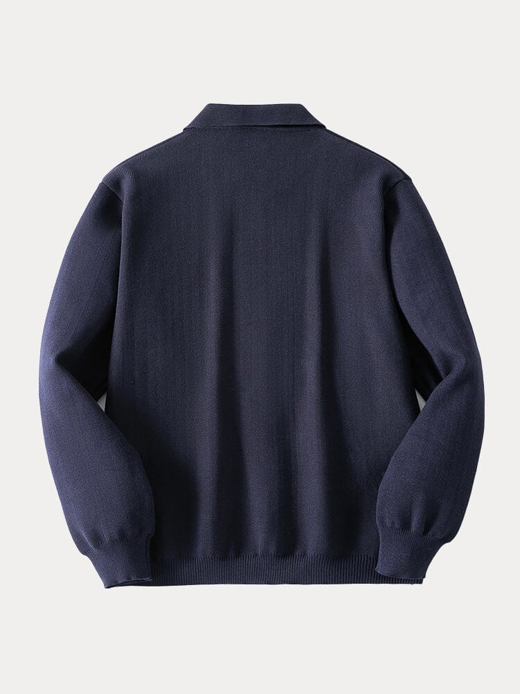 Timeless Polo Collar Cardigan - Image 3