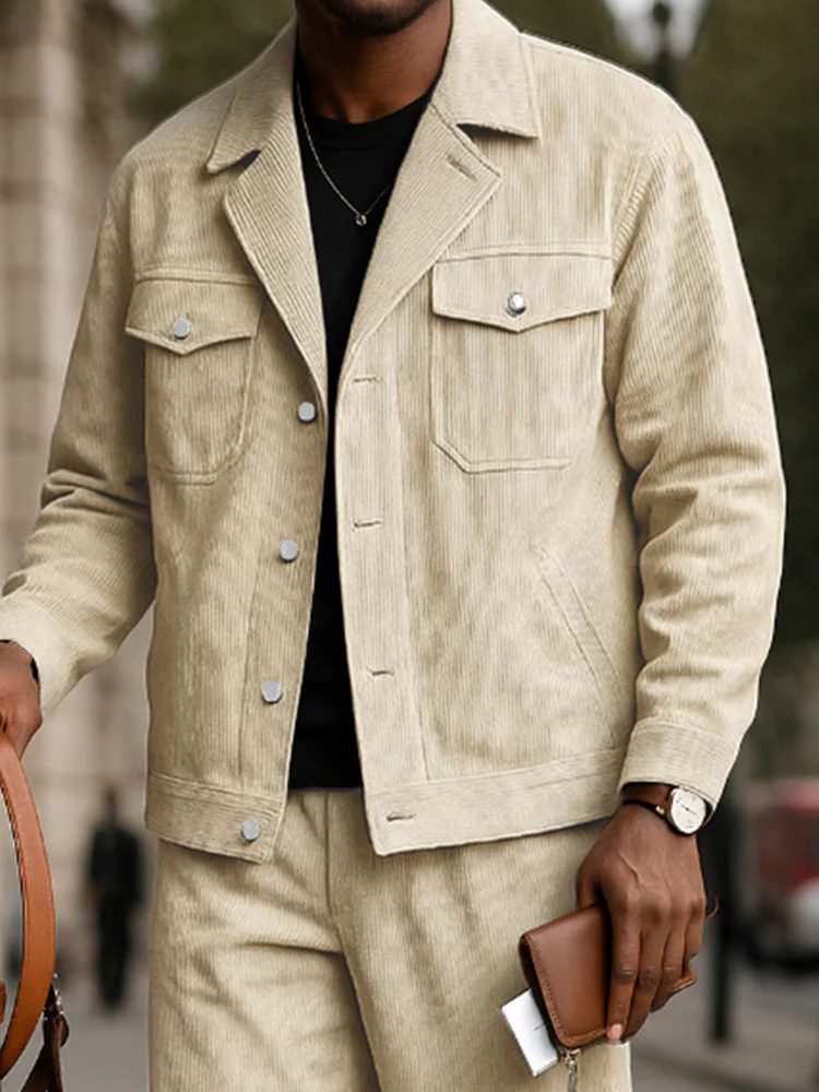 Travel Essential Corduroy Matching Set - Image 3