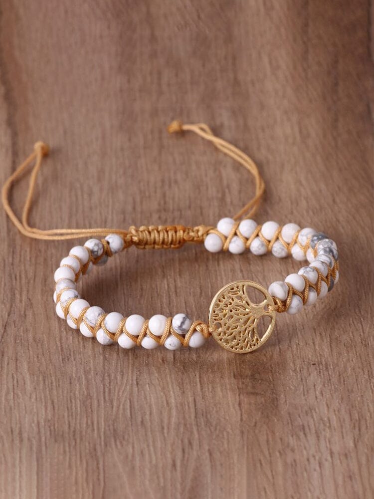 Tree of Life Pendant Woven Bracelet - Image 4