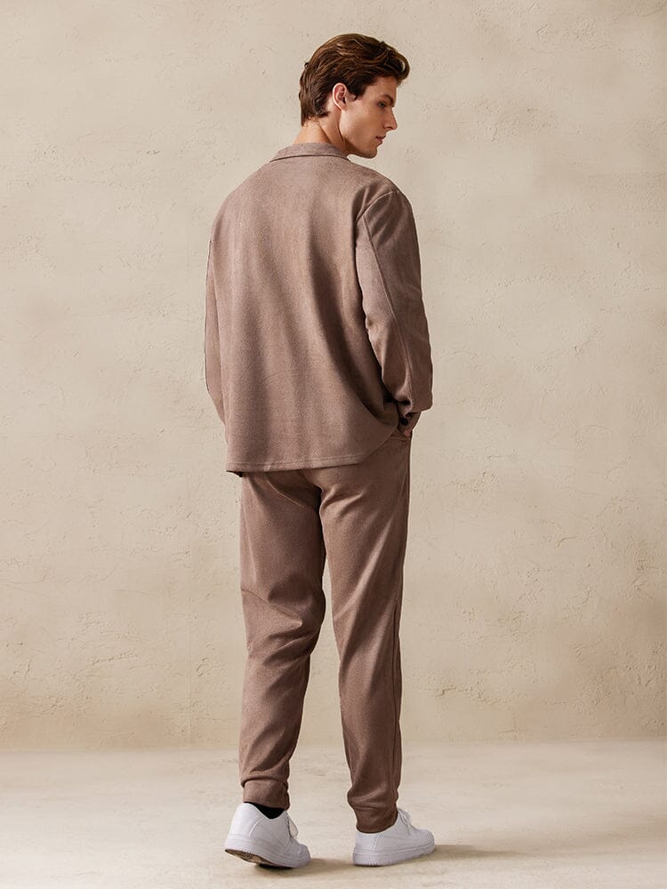 Trendy 2-Piece Suede Set - Image 9