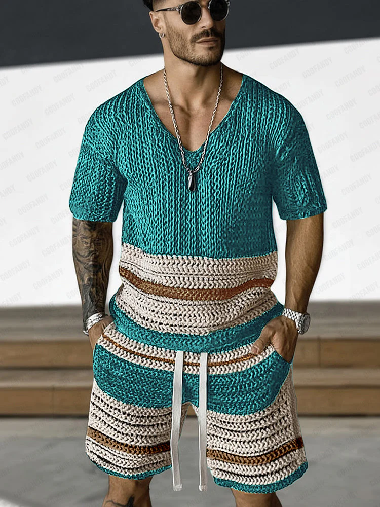 Trendy Breathable Knit Casual Set - Image 5