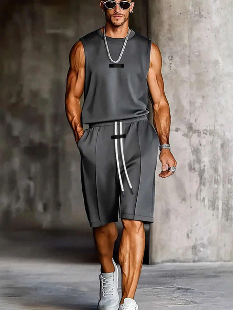 Urban Athletic Tank Top Shorts Set - Image 7