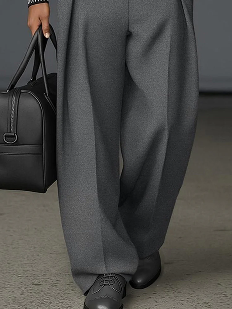 Urban Casual Belted Suit Pants - Image 4