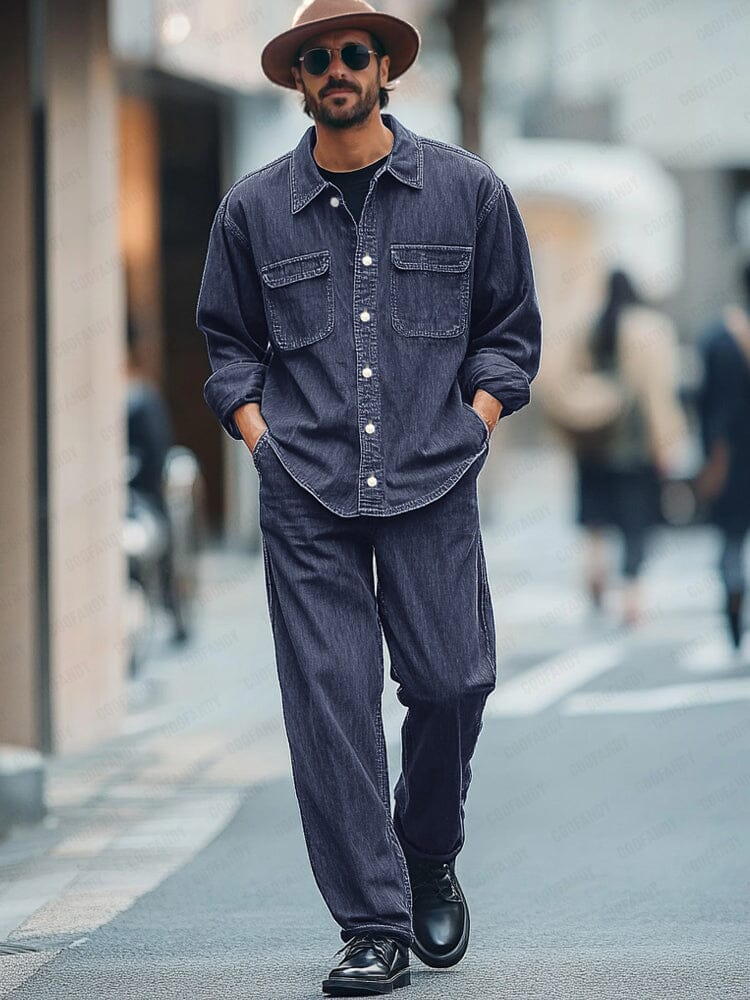 Urban Casual Denim Co-ord Set - Image 2