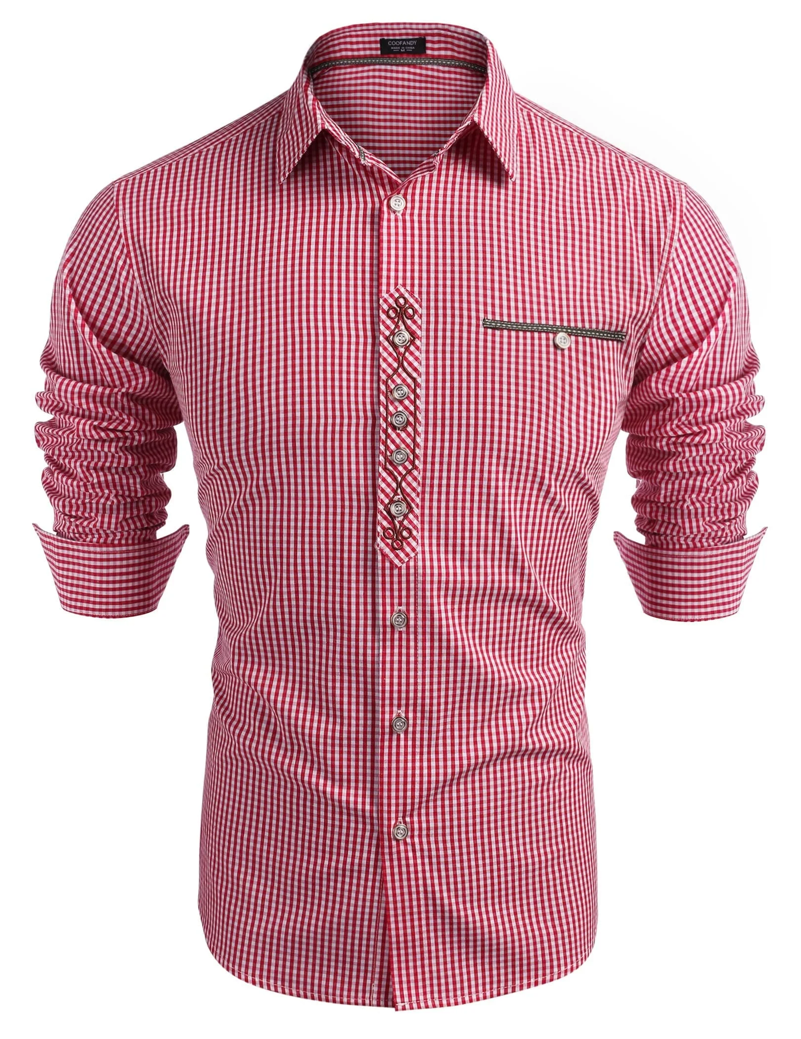 Urban Casual Plaid Shirt - Image 6