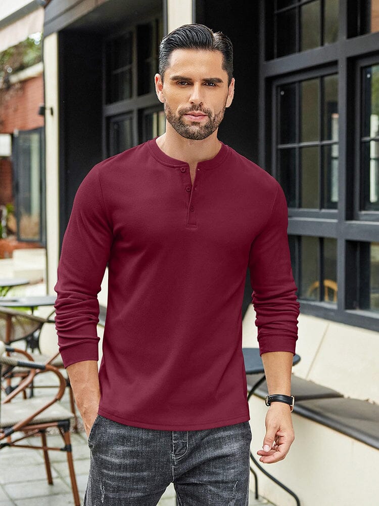 Urban Classic Simple Henley Shirt (US Only) - Image 16
