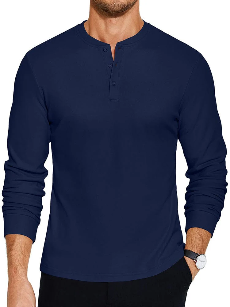 Urban Classic Simple Henley Shirt (US Only) - Image 4