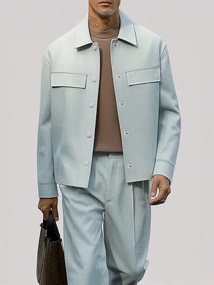 Urban Daily Wear Jacket Pants Set - Image 3