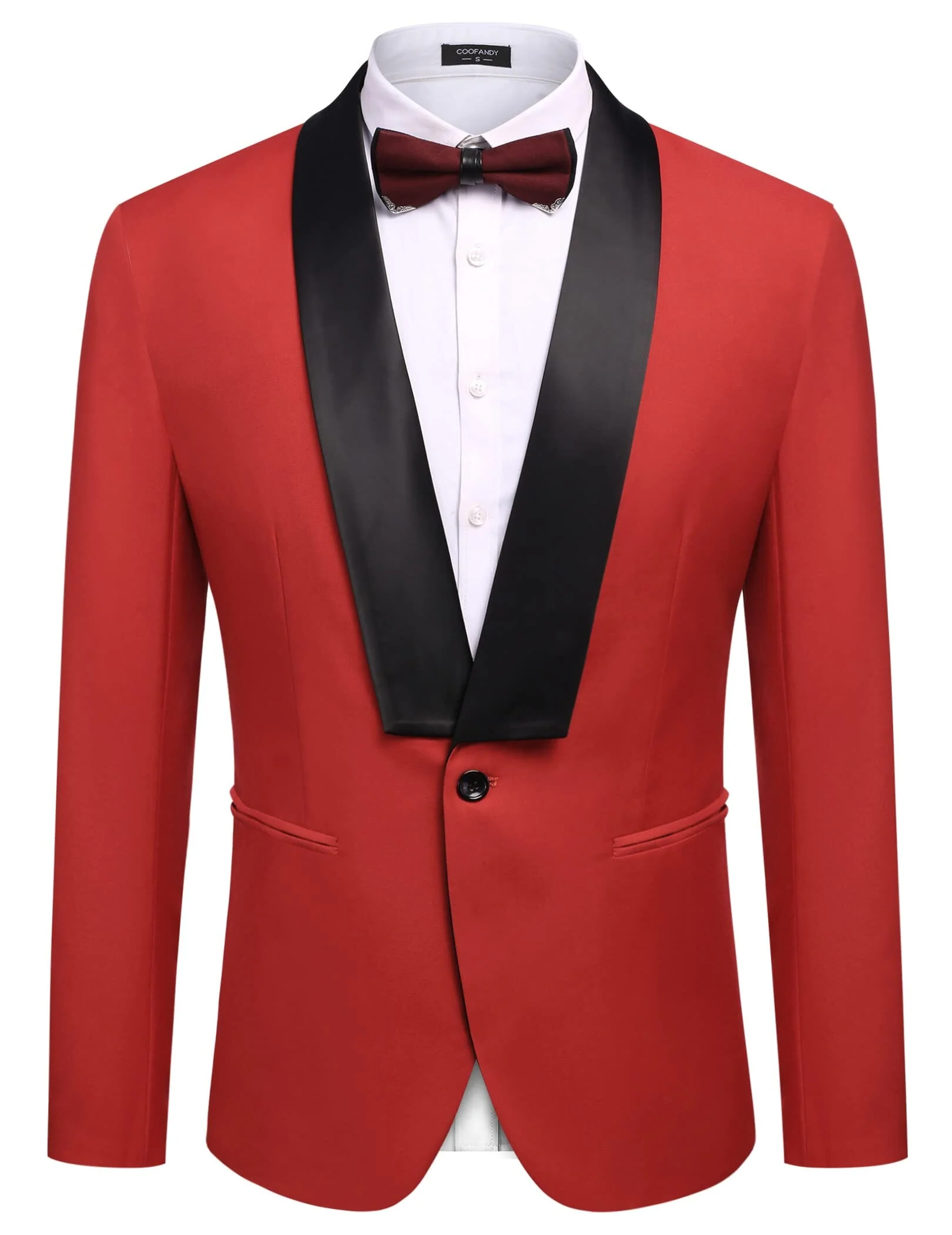 Slim Fit Suits One Button Shawl Lapel Tuxedo (US Only) - Image 8