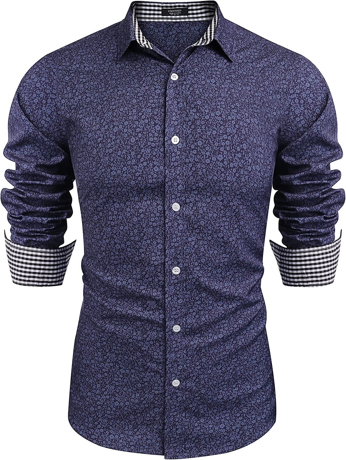 Floral Button Down Flower Printed Shirt (US Only) - Image 4