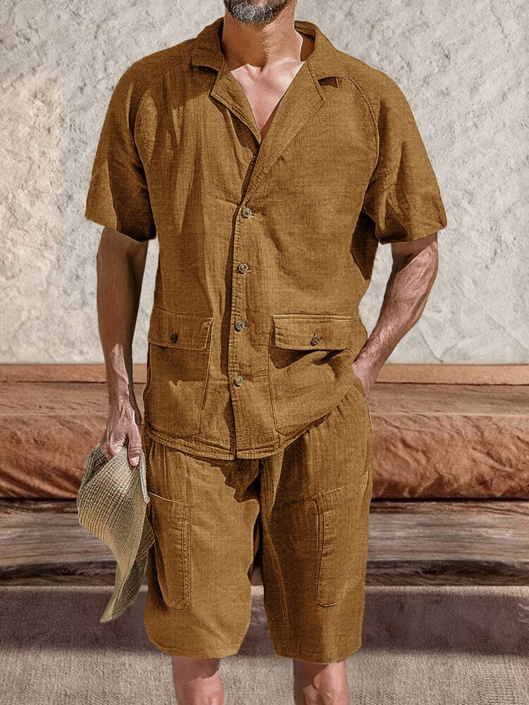 Utility 100% Cotton Shirt Set - Image 2