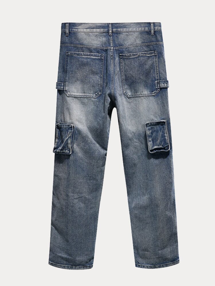 Utility Cargo Denim Jeans - Image 5