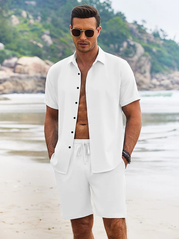Vacation Textured Beach Shirt Set (US Only) - Image 9