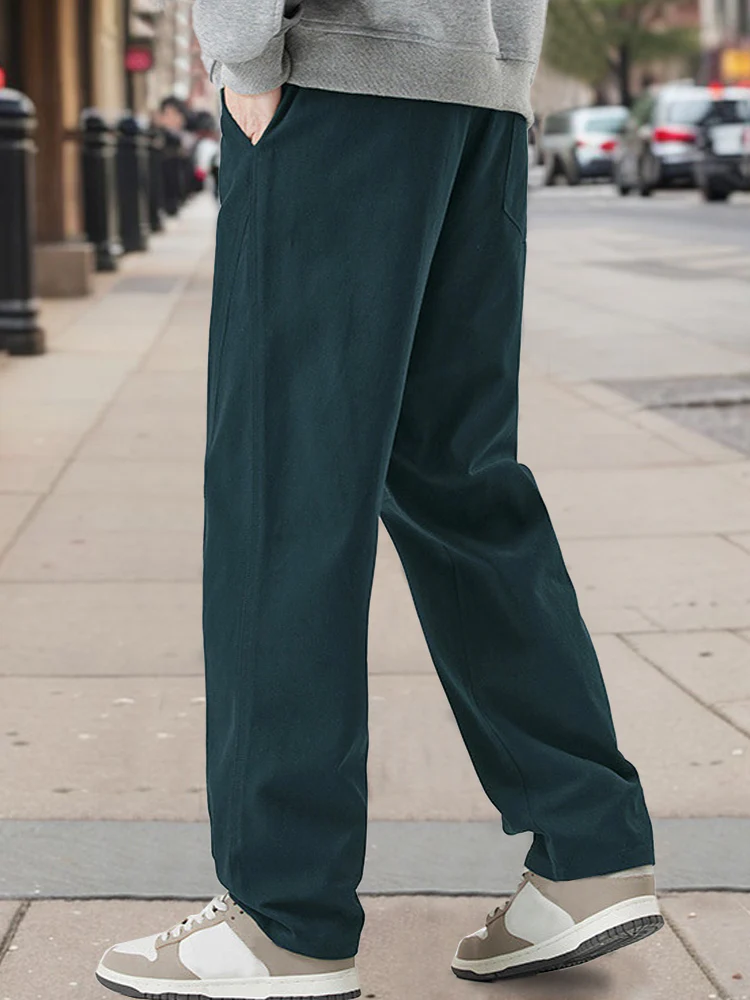 Versatile Draped Straight Leg Pants - Image 3