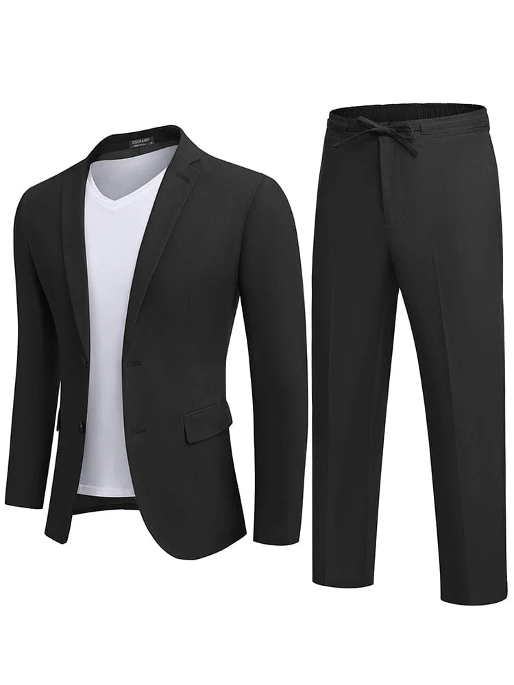 Casual Linen Blend 2-Piece Suit Sets (US Only) - Image 6