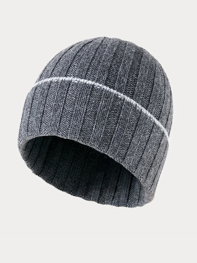 Versatile Wool Blend Knit Beanie - Image 5