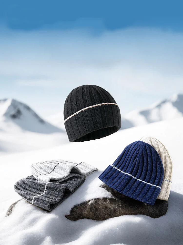 Versatile Wool Blend Knit Beanie - Image 7