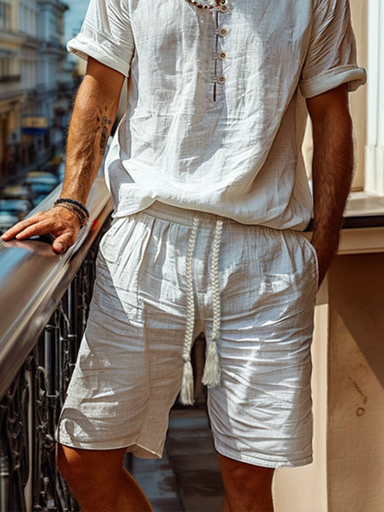Vintage 100% Cotton Button Down Shirt Set - Image 4
