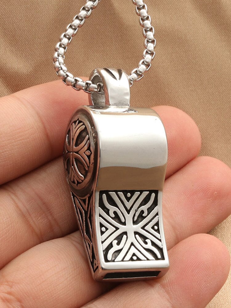 Vintage Whistles Pendant with Chain - Image 4