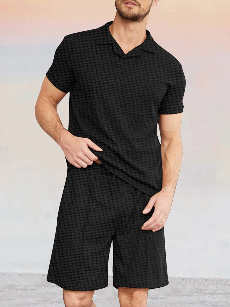 Waffle 2-Piece Athleisure Outfits - Image 3